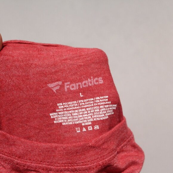 Fanatics Men Red Shirt Atlanta United MLS Short Sleeve Size Large - Picture 9 of 9